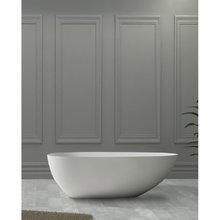 Ванна Abber Stein из искусственного камня 170 х 80 см, белая матовая, AS9611-1.7