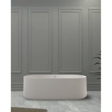 Ванна Abber Stein из искусственного камня 170 х 75 см, белая матовая, AS9607