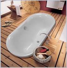 Ванна из литьевого мрамора Astra-Form Монако 174 х 80 см, литьевой мрамор, белый