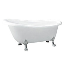 Ванна из литьевого мрамора Migliore 26917, 170 х 80 см, фурнитура хром