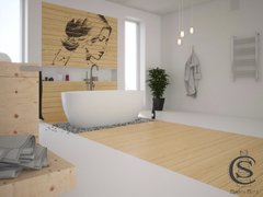 Ванна Salini Alda Nuova 101911G/M, 178 х 92 х 60 см, из материала Sapirit, глянцевая или матовая белая