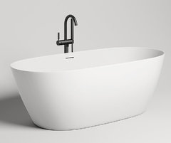 Ванна Salini Sofia 165 х 75 х 60 см, из искусственного камня S-Stone, белый матовый, 102521M