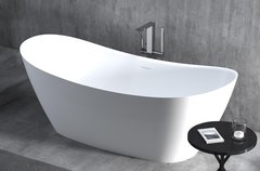 Ванна Salini Noemi 170 х 75 х 68 см, из искусственного камня S-Stone, белый матовый, 101722M