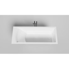 Ванна Salini Cascata Kit 104813M, 170 х 70 см, из искусственного камня S-Sense, белый матовый