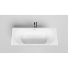 Ванна Salini Ornella Axis Kit 104723M, 170 х 70 см, из искусственного камня S-Stone, белый матовый