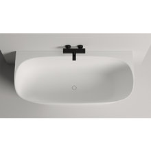 Ванна Salini Sofia Wall 170 х 80 см, из искусственного камня S-Sense, белый глянцевый, покраска по RAL снаружи, 102512GRH