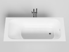 Ванна Salini Orlanda 170 x 70 см, из искусственного камня S-Sense, белый матовый, покраска по RAL полностью, 102011MRF