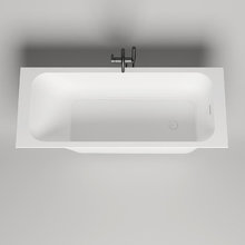 Ванна Salini Orlanda Kit 160 x 70 см, из искусственного камня S-Stone, белый матовый, покраска по RAL полностью, 102125MRF