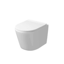 Подвесной унитаз Grossman, безободковый, с крышкой-сиденьем Soft-Close, смыв торнадо, белый, GR-4477SQ