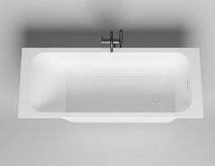 Ванна Salini Orlanda Kit 170 x 80 х 60 см, из искусственного камня S-Sense, белый глянцевый, 102116G