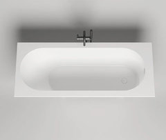 Ванна Salini Ornella Kit 170 x 70 х 60 см, из искусственного камня S-Sense, белый глянцевый, покраска по RAL полностью, 102413GRF