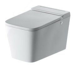 Подвесной импульсный унитаз Grossman, крышка тонкая микролифт, белый, GR-5501