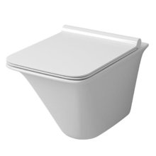 Подвесной унитаз Grossman GR-4413S, безободковый с тонкой крышкой