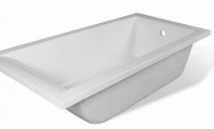 Ванна из литьевого мрамора Эстет Дельта 180А 180 х 70 см, прямоугольная, белая, ФР-00010113