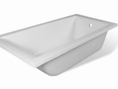 Ванна из литьевого мрамора Эстет Дельта 150 х 70 см, белая, ФР-00001470