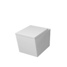 Подвесной унитаз Grossman Cristal GR-4495, крышка толстая микролифт, белый