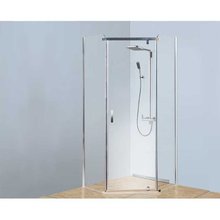 Душевой уголок Berges Solo T 90 х 90 х 190 см, стекло прозрачное, профиль хром, 061105