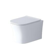 Подвесной унитаз Grossman Style GR-4474S, безободковый, с крышкой-сиденьем микролифт, белый