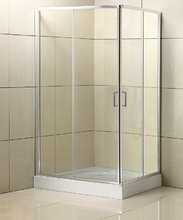 Душевой уголок BelBagno Uno-195, UNO-195-AH-2-120/90-C-Cr, 120 х 90 х 195 см, профиль хром, стекло прозрачное