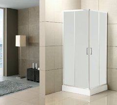 Душевой уголок BelBagno Uno-195, UNO-195-A-2-90-P-Cr, 90 х 90 х 195 см, профиль хром, стекло матовое