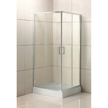 Душевой уголок BelBagno UNO-195, 85 х 85 х 195 см, стекло прозрачное, профиль хром, UNO-195-A-2-85-C-Cr