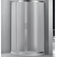 Душевой уголок BelBagno Sela, 90 х 90 см, стекло рифленое, профиль хром, SELA-R-2-90-P-Cr