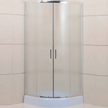 Душевой уголок BelBagno Uno-195, 95 х 95 см, стекло рифленое, профиль хром, UNO-195-R-2-95-P-Cr