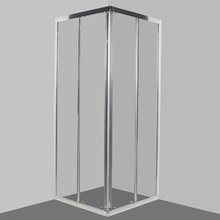 Душевой уголок BelBagno Due, 90 х 90 см, квадратный, стекло прозрачное, профиль хром, DUE-A-2-90-C-Cr