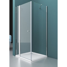 Душевой уголок BelBagno Etna, 90 х 100 х 195 см, стекло прозрачное, профиль хром, ETNA-AH-12-90/100-C-Cr