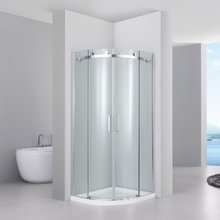 Душевой уголок Black&White Stellar Wind S201, 90 x 90 см, стекло прозрачное, профиль хром, 2019090