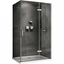 Душевой уголок Abber Zart, 120 х 70 см, стекло прозрачное, профиль хром, AG08120-S71