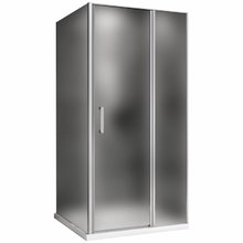 Душевой уголок Abber Sonnenstrand, 110 х 80 см, стекло матовое, профиль хром, AG04110MS-S80M