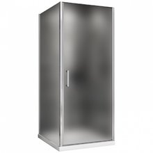 Душевой уголок Abber Sonnenstrand, 100 х 85 см, стекло матовое, профиль хром, AG04100M-S85M