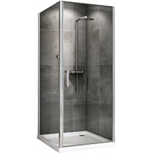 Душевой уголок Abber Sonnenstrand, 60 х 80 см, стекло прозрачное, профиль хром, AG04060-S80