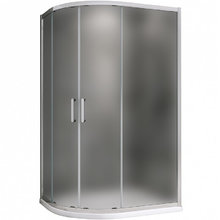 Душевой уголок Abber Schwarzer Diamant, 120 х 80 см, стекло матовое, профиль хром, AG01128M