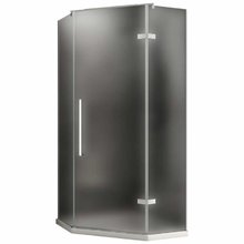 Душевой уголок Abber Ewiges Wasser, 90 х 90 х 195 см, стекло матовое, профиль хром, AG05090M