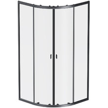 Душевой уголок Am.Pm X-Joy Twin Slide, 90 x 90 x 180 см, профиль черный матовый, стекло прозрачное, без поддона, W88G-205-090BT64