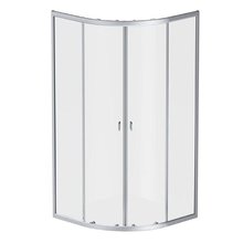 Душевой уголок Am.Pm X-Joy Twin Slide, 90 x 90 см, профиль хром матовый, стекло прозрачное, без поддона, W88G-205-090MT64