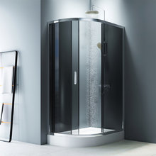 Душевой уголок Am.Pm Like Solo Slide 120 x 80 см, профиль матовый хром, стекло тонированное, W83G-302U120CG64