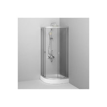 Душевой уголок Am.Pm X-Joy Twin Slide с поддоном, 80 x 80 см, стекло прозрачное, профиль хром матовый, W88E-205-080MT64