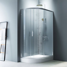 Душевой уголок Am.Pm Like Solo Slide 120 x 80 см, профиль матовый хром, стекло прозрачное, W83G-302U120CT64