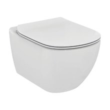 Подвесной унитаз безободковый Ideal Standard Tesi Aquablade ST007901 (T007901/T352701), крышка микролифт, белый