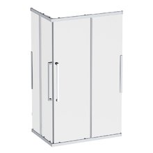 Душевой уголок Am.Pm Func Square Slide 120 х 90 см, профиль матовый хром, стекло прозрачное, W84G-403-12090-MТ