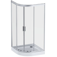 Душевой уголок Am.Pm Gem 1/4 Round, 100 x 100 см, профиль хром матовый, стекло прозрачное, без поддона, W90UG-401-100MT