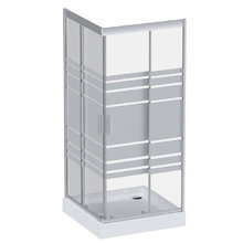 Душевой уголок Am.Pm Tender Squre Slide, 90 x 90 см, профиль хром матовый, стекло прозрачное, W45G-403-090TM