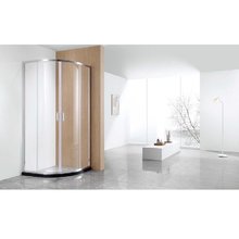 Душевой уголок Aquatek 100 x 100 см, четверть круга, стекло прозрачное, профиль хром, AQ ARI RO 10020CH