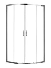 Душевой уголок Azario Milton 90 x 90 см, стекло прозрачное, профиль серебро, AZ-ND2142 900