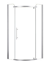 Душевой уголок Azario Edmonton 100 x 100 см, стекло прозрачное, профиль хром, AZ-NNC2231 1000