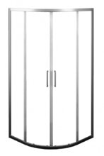 Душевой уголок Azario Ostin 80 x 80 см, стекло прозрачное, профиль хром, AZ121SА8080195