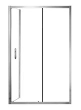Душевой уголок Azario Milton 120 x 80 см, стекло прозрачное, профиль серебро, открывание правое, AZ-ND1131 R 1200